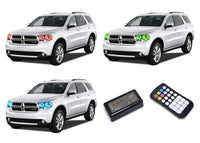 Dodge Durango V.3 Fusion Color Change LED Halo Headlight Kit 2011-2013