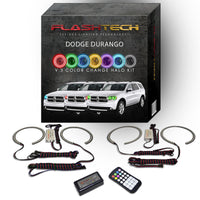 Dodge Durango V.3 Fusion Color Change LED Halo Headlight Kit 2011-2013