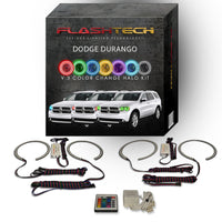 Dodge Durango V.3 Fusion Color Change LED Halo Headlight Kit 2011-2013