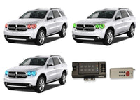 Dodge Durango V.3 Fusion Color Change LED Halo Headlight Kit 2011-2013