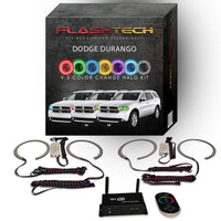 Dodge Durango V.3 Fusion Color Change LED Halo Headlight Kit 2011-2013