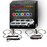 Dodge Durango V.3 Fusion Color Change LED Halo Headlight Kit 2011-2013