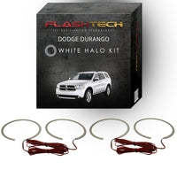 Dodge Durango White LED Halo Headlight Kit 2011-2013