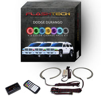 Dodge Durango V.3 Fusion Color Change LED Halo Headlight Kit 1999-2003