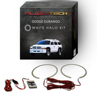 Dodge Durango White LED Halo Headlight Kit 1999-2003