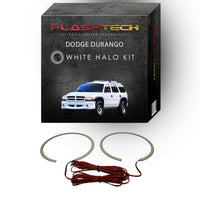Dodge Durango White LED Halo Headlight Kit 1999-2003