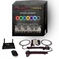 Dodge Journey V.3 Fusion Color Change LED Halo Fog Light Kit 2009-2013