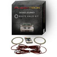 Dodge Journey White LED Halo Fog Light Kit 2009-2013