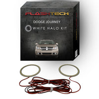 Dodge Journey White LED Halo Fog Light Kit 2009-2013