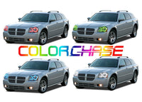 Dodge Magnum ColorChase LED Halo Headlight Kit 2005-2008