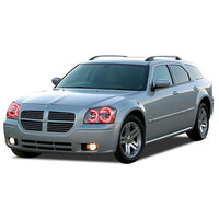 Dodge Magnum ColorChase Headlight & LED Halo Fog Light Kit 2005-2007