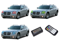 Dodge Magnum V.3 Fusion Color Change LED Halo Headlight Kit 2005-2008