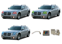 Dodge Magnum V.3 Fusion Color Change Headlight & LED Halo Fog Light Kit 2005-2007