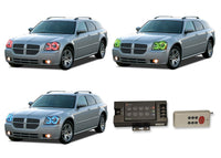 Dodge Magnum V.3 Fusion Color Change Headlight & LED Halo Fog Light Kit 2005-2007