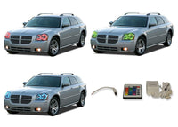 Dodge Magnum V.3 Fusion Color Change LED Halo Headlight Kit 2005-2008