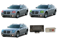 Dodge Magnum V.3 Fusion Color Change LED Halo Headlight Kit 2005-2008