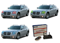 Dodge Magnum V.3 Fusion Color Change LED Halo Headlight Kit 2005-2008