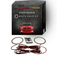 Dodge Magnum White LED Halo Fog Light Kit 2005-2008