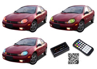 Dodge Neon V.3 Fusion Color Change LED Halo Headlight Kit 2000-2002