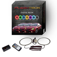 Dodge Neon V.3 Fusion Color Change LED Halo Headlight Kit 2000-2002