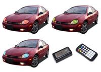 Dodge Neon V.3 Fusion Color Change LED Halo Headlight Kit 2000-2002