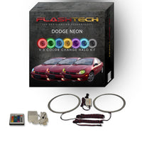 Dodge Neon V.3 Fusion Color Change LED Halo Headlight Kit 2000-2002