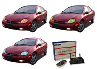 Dodge Neon V.3 Fusion Color Change LED Halo Headlight Kit 2000-2002
