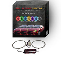 Dodge Neon V.3 Fusion Color Change LED Halo Headlight Kit 2000-2002