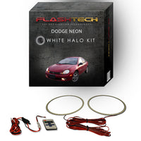 Dodge Neon White LED Halo Headlight Kit 2000-2002