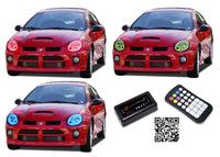 Dodge Neon V.3 Fusion Color Change LED Halo Headlight Kit 2003-2005