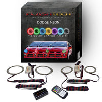 Dodge Neon V.3 Fusion Color Change LED Halo Headlight Kit 2003-2005