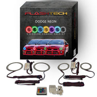 Dodge Neon V.3 Fusion Color Change LED Halo Headlight Kit 2003-2005