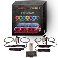 Dodge Neon V.3 Fusion Color Change LED Halo Headlight Kit 2003-2005