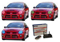 Dodge Neon V.3 Fusion Color Change LED Halo Headlight Kit 2003-2005