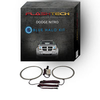 Dodge Nitro V.3 Fusion Color Change LED Halo Headlight Kit 2007-2012