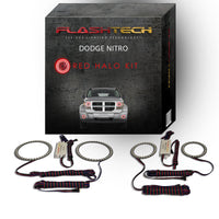 Dodge Nitro V.3 Fusion Color Change Headlight & LED Halo Fog Light Kit 2007-2012