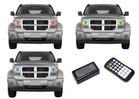 Dodge Nitro V.3 Fusion Color Change LED Halo Headlight Kit 2007-2012