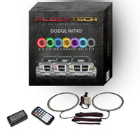 Dodge Nitro V.3 Fusion Color Change LED Halo Headlight Kit 2007-2012