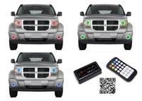 Dodge Nitro V.3 Fusion Color Change Headlight & LED Halo Fog Light Kit 2007-2012