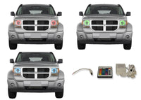 Dodge Nitro V.3 Fusion Color Change LED Halo Headlight Kit 2007-2012