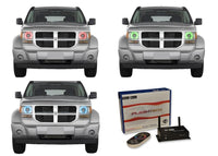 Dodge Nitro V.3 Fusion Color Change LED Halo Headlight Kit 2007-2012