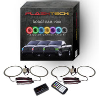 Dodge Ram V.3 Fusion Color Change LED Halo Headlight Kit 2002-2005