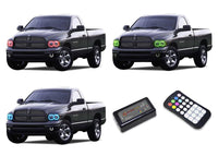 Dodge Ram V.3 Fusion Color Change LED Halo Headlight Kit 2002-2005