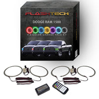 Dodge Ram V.3 Fusion Color Change LED Halo Headlight Kit 2002-2005