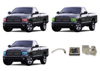 Dodge Ram V.3 Fusion Color Change LED Halo Headlight Kit 2002-2005