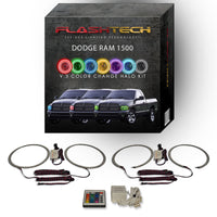 Dodge Ram V.3 Fusion Color Change LED Halo Headlight Kit 2002-2005