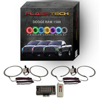 Dodge Ram V.3 Fusion Color Change LED Halo Headlight Kit 2002-2005