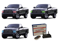 Dodge Ram V.3 Fusion Color Change LED Halo Headlight Kit 2002-2005