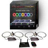 Dodge Ram V.3 Fusion Color Change LED Halo Headlight Kit 2002-2005