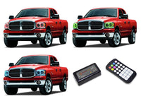 Dodge Ram V.3 Fusion Color Change LED Halo Headlight Kit 2006-2008